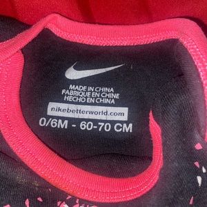 Nike onesie, 0-6 months